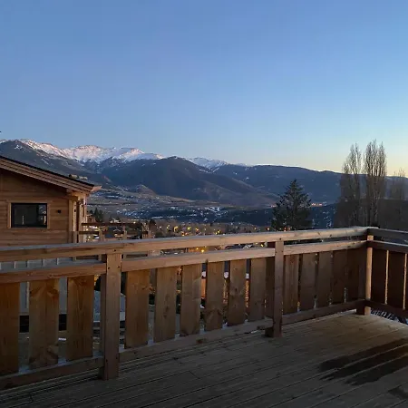 Chalet Des'Amy Et Sa Terrasse Pour 8/10 Personnes Font-Romeu-Odeillo-Via Exterior foto